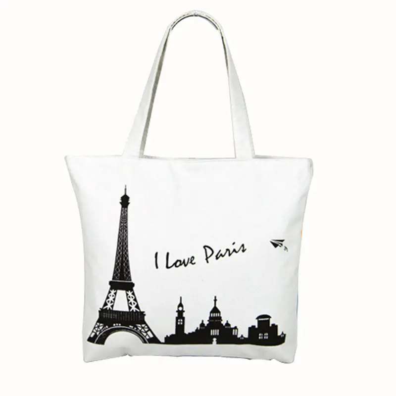 Women Canvas Bag Casual Shopping Shoulder Hbag Office Lunch Beach Tote Creative 8 Kinds Of Bags Bolso Feminina 1