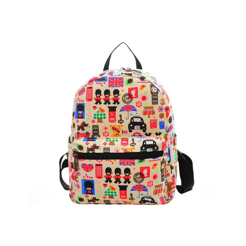 Women Canvas Shoulder Bag Printing Backpack School Backpack Rucksack Mochila Feminina 2