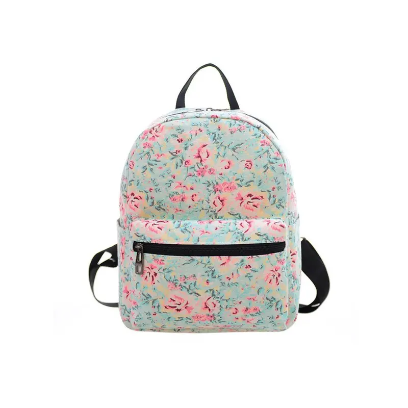 Women Canvas Shoulder Bag Printing Backpacks For Teenage Girls Bag School Backpack Rucksack 2