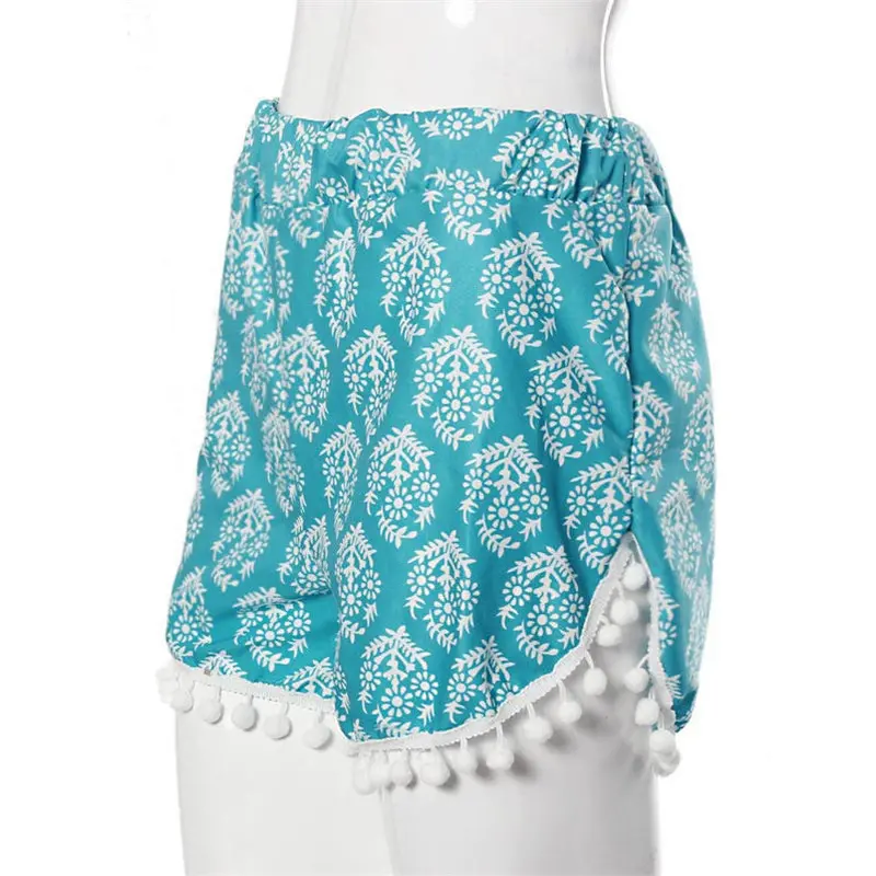 Women Casual High Waist Tassel Shorts For 2