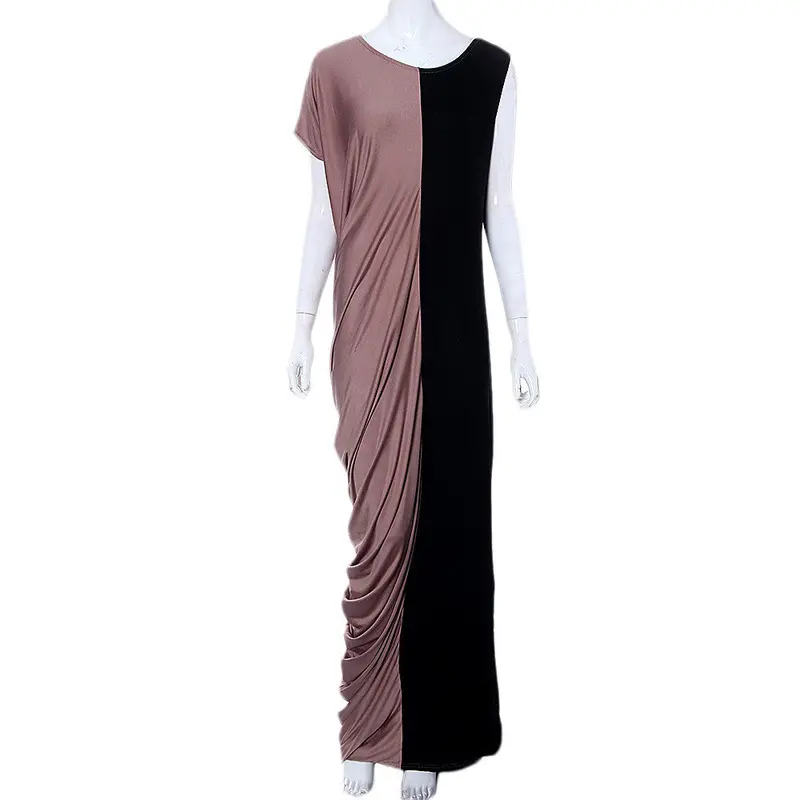 Women Casual Loose Off Shoulder Long Maxi Dress Plus Size Office Dress 8