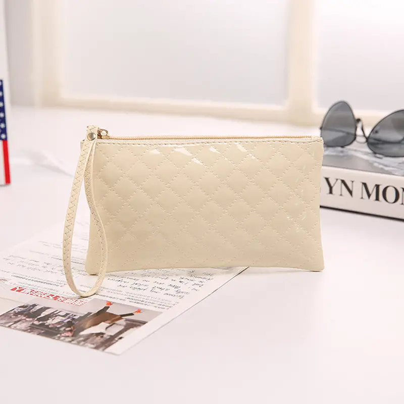 Women Casual Luxury Leather Receipt Holder Organizer Wallet Purs Holder Organizer Wallet Purse Clutch Wallet 1