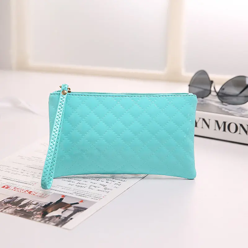 Women Casual Luxury Leather Receipt Holder Organizer Wallet Purs Holder Organizer Wallet Purse Clutch Wallet 3