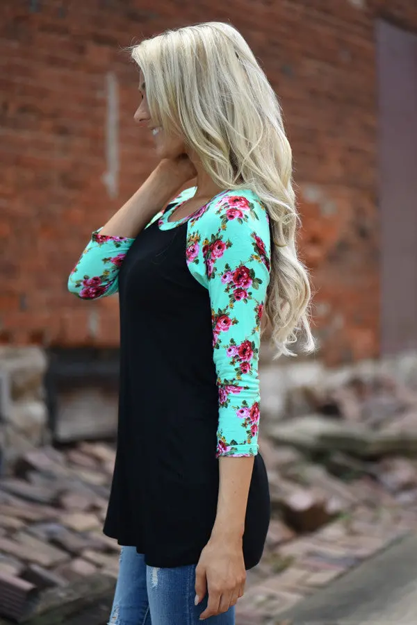 Women Casual Patchwork Flower Print Shirts Half Sleeve Floral Solid Blouse Vintage Tops Ladies Tops M0082 9