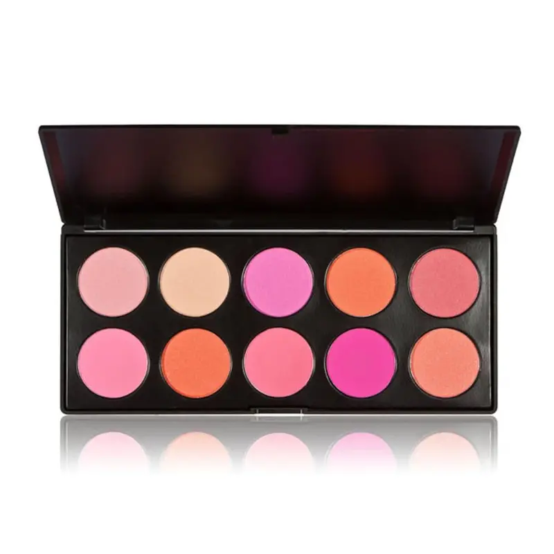 Women Charm 10 Color Makeup Cosmetic Blush Blusher Powder Blush Palette Pressional Makeup Face Blush Rumyana 1
