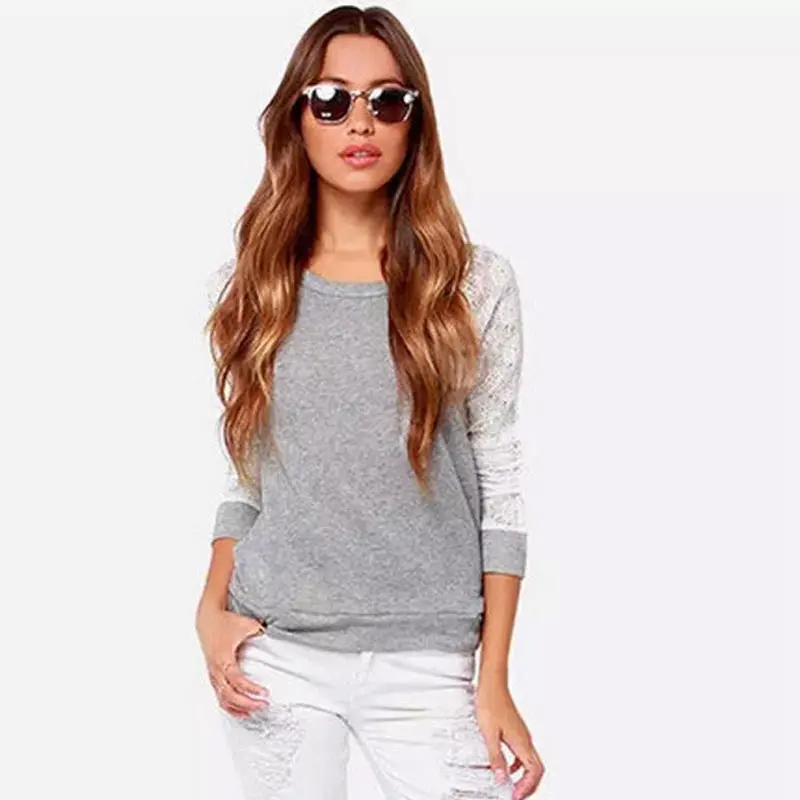 Women Clothes Blouse Women's Shirt Long Sleeve Blouse Tops Lady Embroidery Lace Crochet Shirts Plus Size Sxxl 4