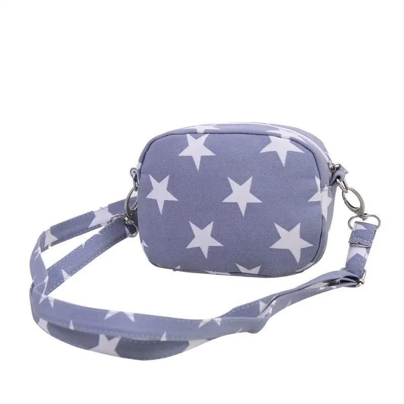 Women Clutches New Women Fashion Canvas Bags Mini Small Messenger Shoulder Bag Ladies Star Printed Casual Crossbody Handbag 2