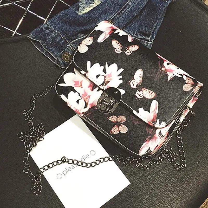 Women Crossbody Bag Pu Leather Chain Handbag Famous S Single Shoulder Phone Coin Bag Bolsos Femenina 1