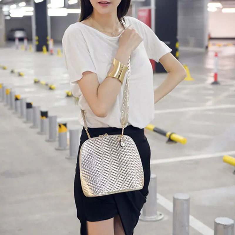 Women Crossbody Bags Messenger Vintage Retro Simple Pu Leather Shoulder Shell Bag Designer Bolsos Mujer 3