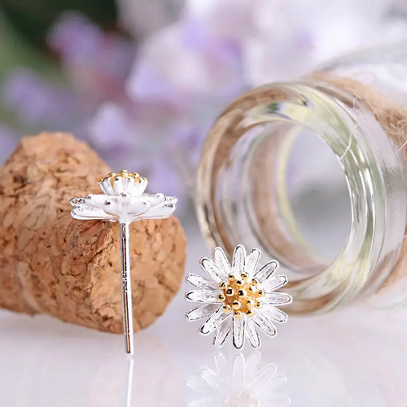 Women Daisy Flower Earrings Ear Stud Earrings For Women Flower Earings Gift For Girlfriend 1