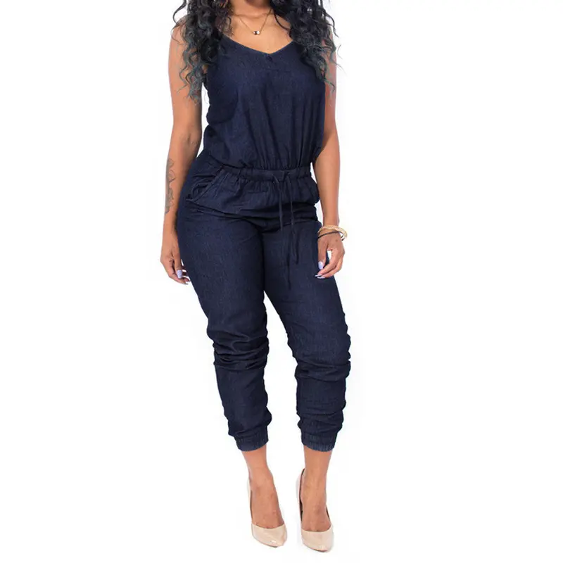 Women Denim Jumpsuits Sexy Sling Women Jumpsuit Pants Casual Office Ol Clothing Overalls For Women 1
