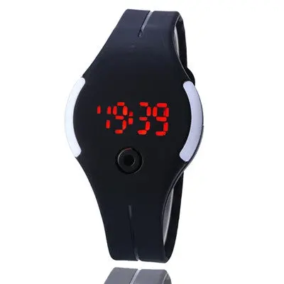 Women Digital Watch Rubber Led Dress Clock Date Bracelet Simple Watch Relogio Feminino 1