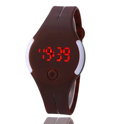 Women Digital Watch Rubber Led Dress Clock Date Bracelet Simple Watch Relogio Feminino 3
