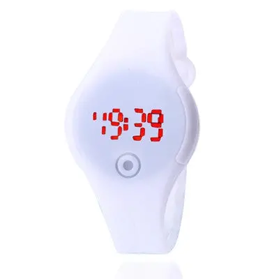Women Digital Watch Rubber Led Dress Clock Date Bracelet Simple Watch Relogio Feminino 9