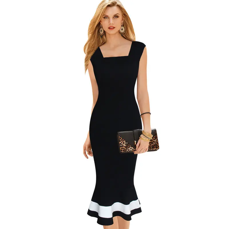 Women Dress Office Dress Ol Pencil Dress Work Party Slim Bodycon Pencil Dresses Vestidos Femininos 1