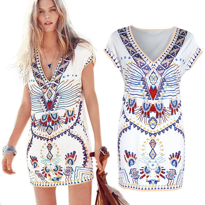Women Dress Party Bodycon Dresses Plus Size Short Sleeve Sundress Vestido Pencil Casual Elegent Ol Work Dress 3