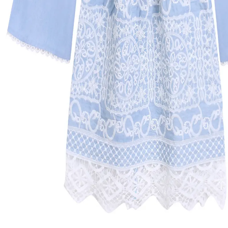 Women Dress Sexy Dresses Vestidos Long Sleeve Plus Size Solid Party Bohemian Beach Party Vestido 4