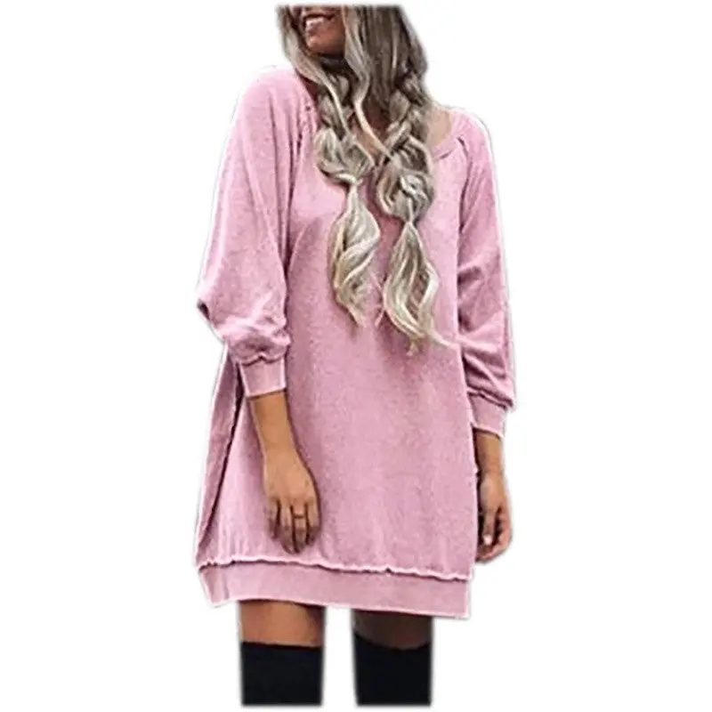 Women Dress Style Dress Sweatshirts Hoodies Dresses Plus Size Sexy Casual Dress Vestidos Gv383 5