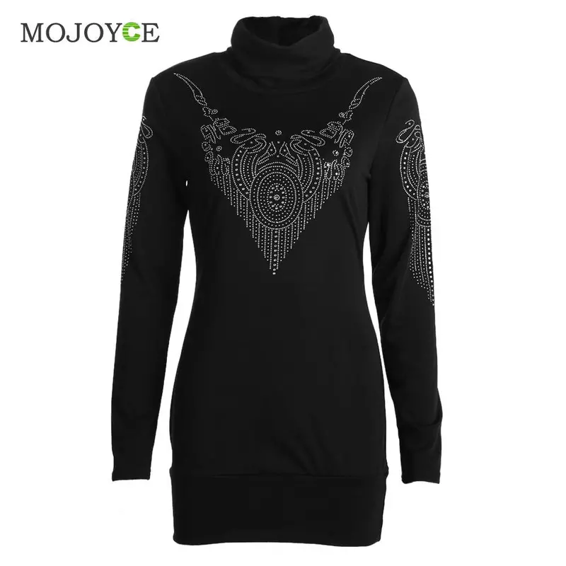 Women Dress Turtleneck Bodycon Bandage Slim Vestidos Plus Size Vestido De Festa Sexy Dress Long Sleeves Dress 3