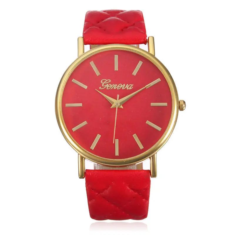 Women Dress Watch Girls Casual Roman Leather Band Analog Quartz Wrist Watch Mujer Reloj Top Relogio 1