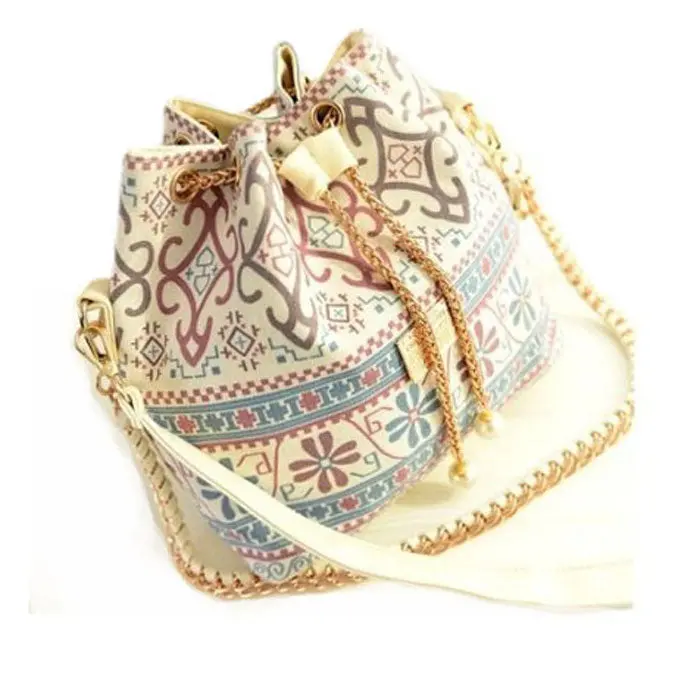 Women Floral Shoulder Bag Crossbody Bag Bucket Bag Satchel Hbag 1