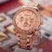 Women Geneva Gold Watch Diamond Analog Luxury Crystal Quartz Dress Clock Relogio Feminino 2
