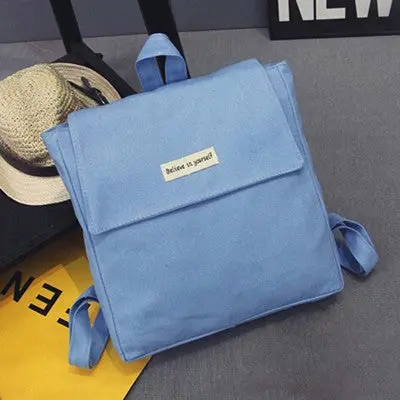 Women Girl Canvas School Bag Travel Cute Backpack Satchel Women Shoulder Rucksack Mochilas 2