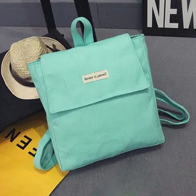 Women Girl Canvas School Bag Travel Cute Backpack Satchel Women Shoulder Rucksack Mochilas 3