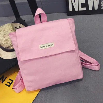 Women Girl Canvas School Bag Travel Cute Backpack Satchel Women Shoulder Rucksack Mochilas 4