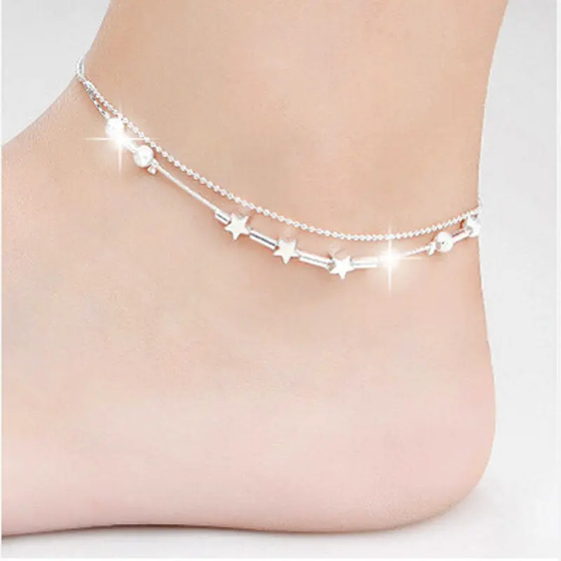 Women Girl Girls Handmade Bead Chain Anklet Foot Leg Chain Bracelet Jewelry Anklets Best Gift 1
