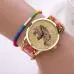 Women Girl Handmade Weaved Braided Elephant Bracelet Watch Dial Ladies Quarzt Watch Montre Relojes Mujer 5