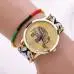Women Girl Handmade Weaved Braided Elephant Bracelet Watch Dial Ladies Quarzt Watch Montre Relojes Mujer 7
