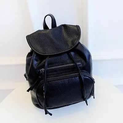Women Girl Leather Shoulder School Bag Backpack Travel Satchel Rucksack Backpacks For Lady 1