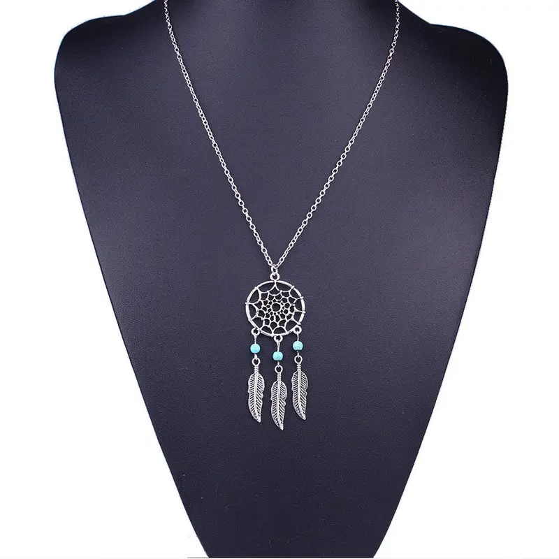 Women Girl Necklaces Pendants Made With Dream Catcher Pattern Crystals Gifts For Valentine's Day 1