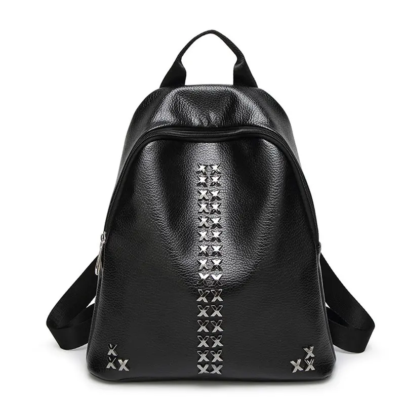 Women Girl Pu Leather Shoulder School Bag Backpack Mochila Feminina Travel Satchel Rucksack 1