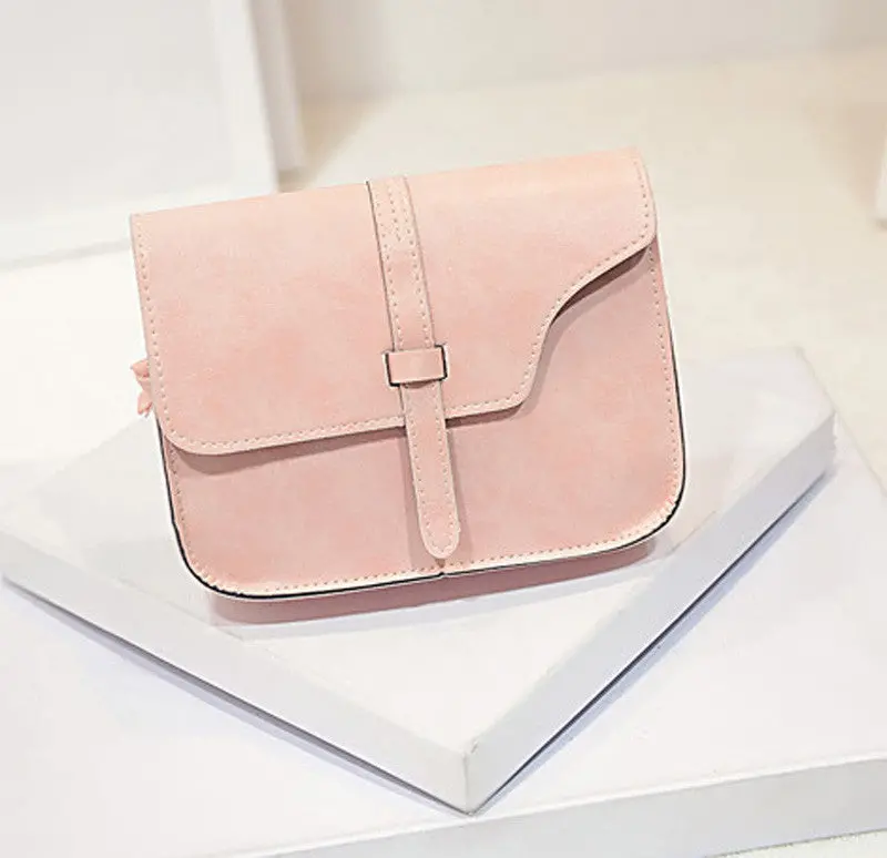 Women Girl Shoulder Bag Faux Leather Satchel Crossbody Tote Hbag 1