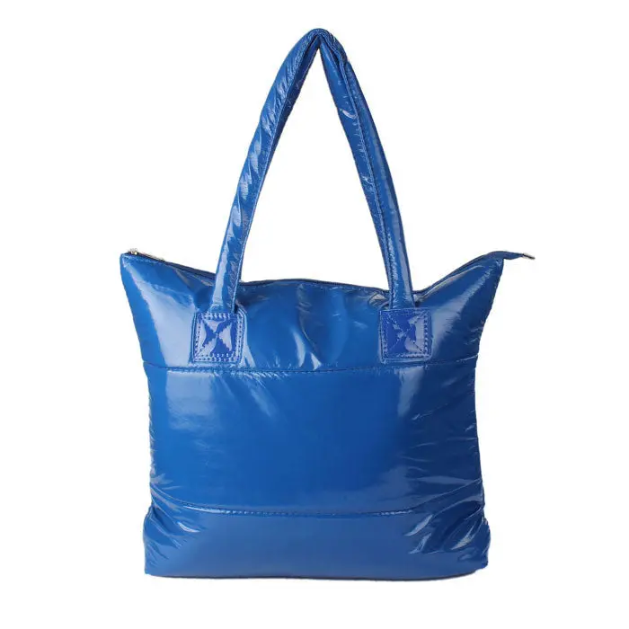 Women Girl Space Bale Cotton Hbag Feather Down Shoulder Bag Design 1