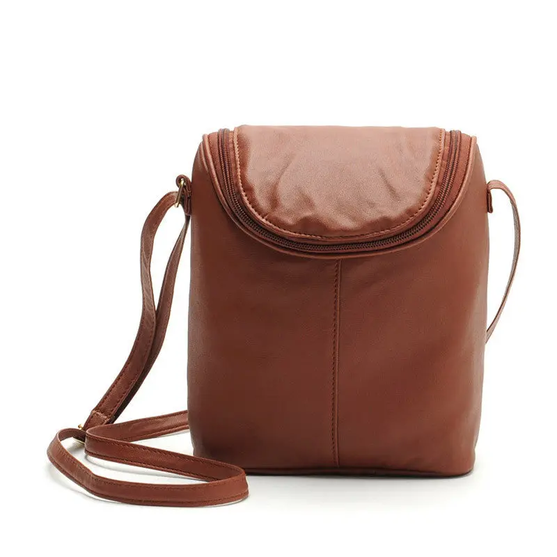 Women Handbag Crossbody Shoulder Purse Satchel Messenger Handbag Pu Leather Bucket Bag 1