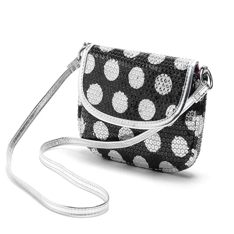Women Hbag Mini Circle Silver Sequins Flip Crossbody Shoulder Messenger Bag Satchel Womens' Pouch Clutch Bolsa Feminina Bags 1