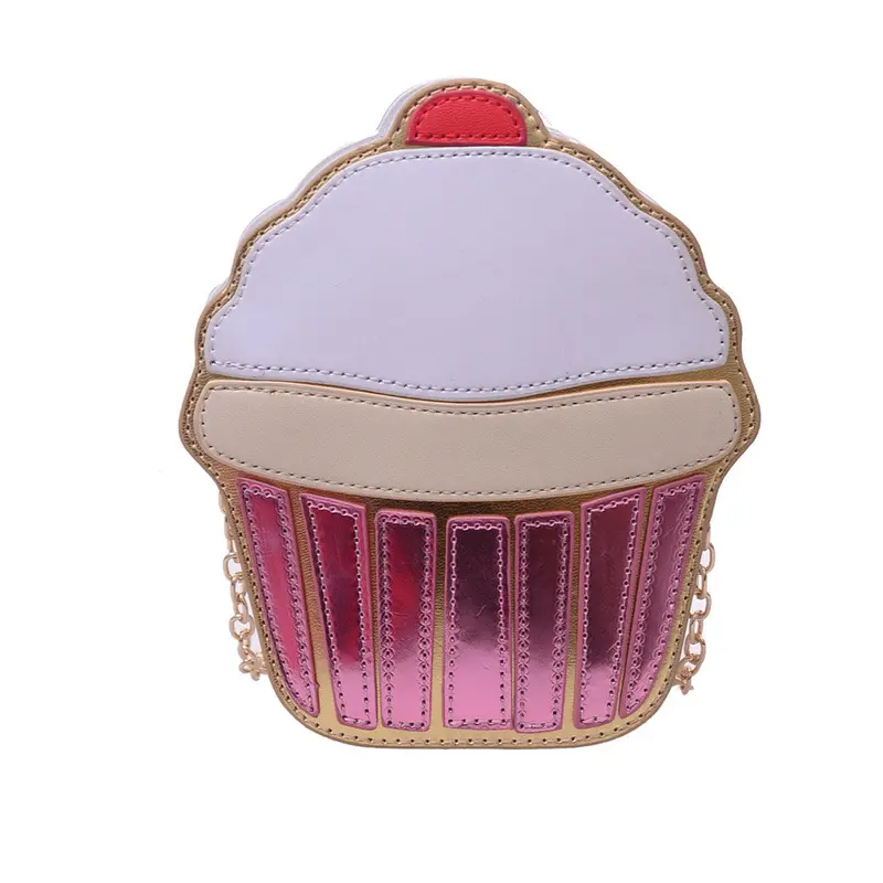 Women Hbag Multicolor Cute Ice Cream Pattern Patchwork Crossbody Shoulder Bag Leather Messenger Bag Satchel Clutch Purse Tote 1