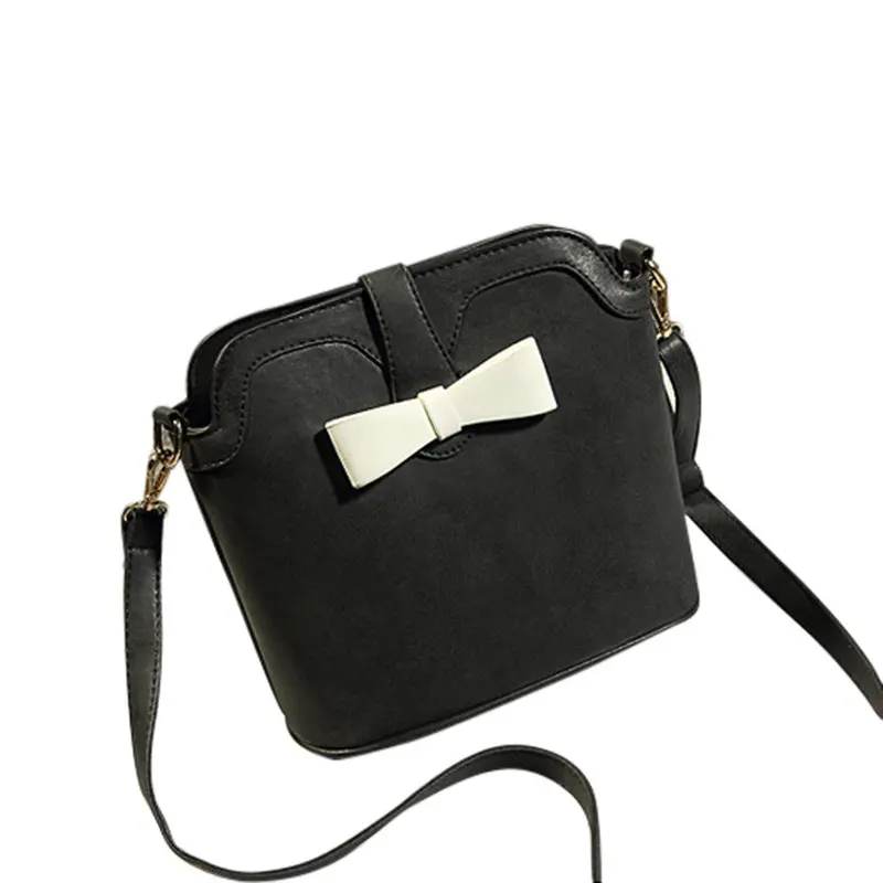 Women Hbags Bow Leather Small Shell Hbag Women Messenger Bags Ladies Famousshoulder Bags 1