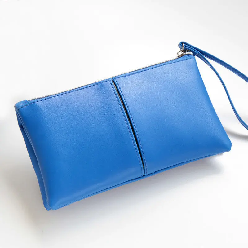 Women Hndbag Korean Zipper Clutch Handbag Pu Leather Wallet Card Bags Bolsa Femininas Smile 4