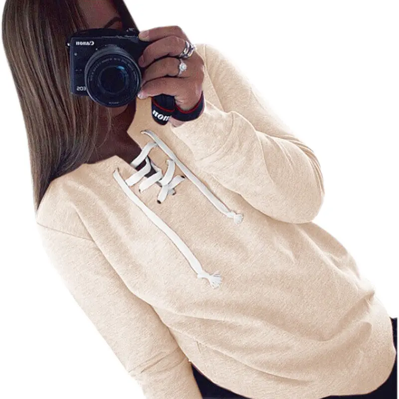 Women Hoodies Sweatshirt Casual Long Sleeve Solid Hoodie For Women 7 Colors Plus Size Hollow Out Hoody Gv333 13
