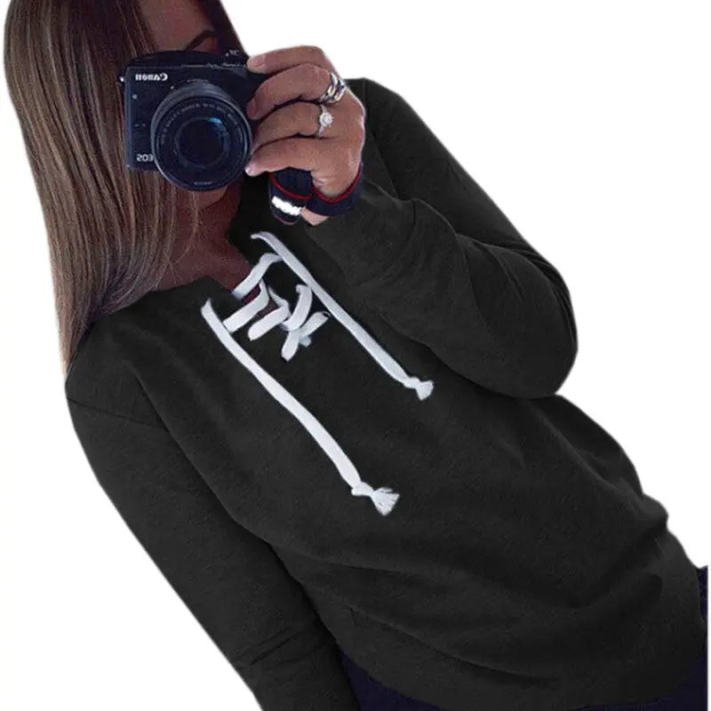 Women Hoodies Sweatshirt Casual Long Sleeve Solid Hoodie For Women 7 Colors Plus Size Hollow Out Hoody Gv333 8