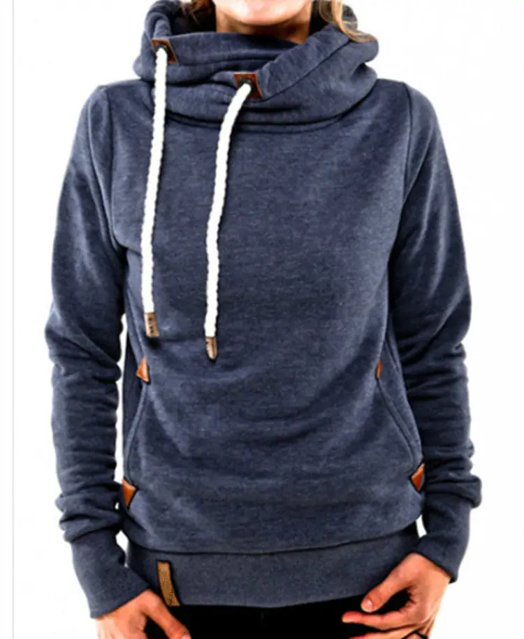 Women Hoody 7 Colors Long Sleeve Slim Zipper Pullovers Jumper Hoodies Coat Sweatshirt Hooded Pullover Gv474 6