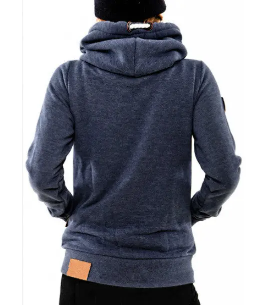 Women Hoody 7 Colors Long Sleeve Slim Zipper Pullovers Jumper Hoodies Coat Sweatshirt Hooded Pullover Gv474 7