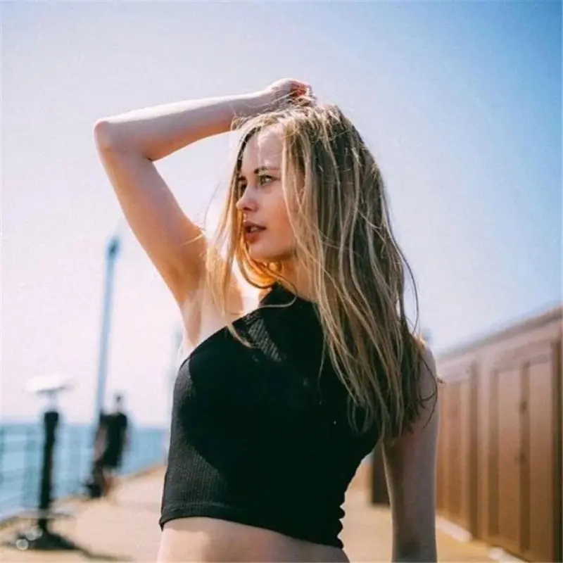 Women Knitted Loose Crop Tops Casual Strap Knitting Cotton Casual Sleeveless Tank Tops Famous Brand 1