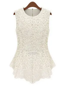 Women Lace Floral Embroidery Elegant Blouses Vintage Aesthetic Cutout O Neck Dresses Shirts Plus Size Tops Blusas J2225 3