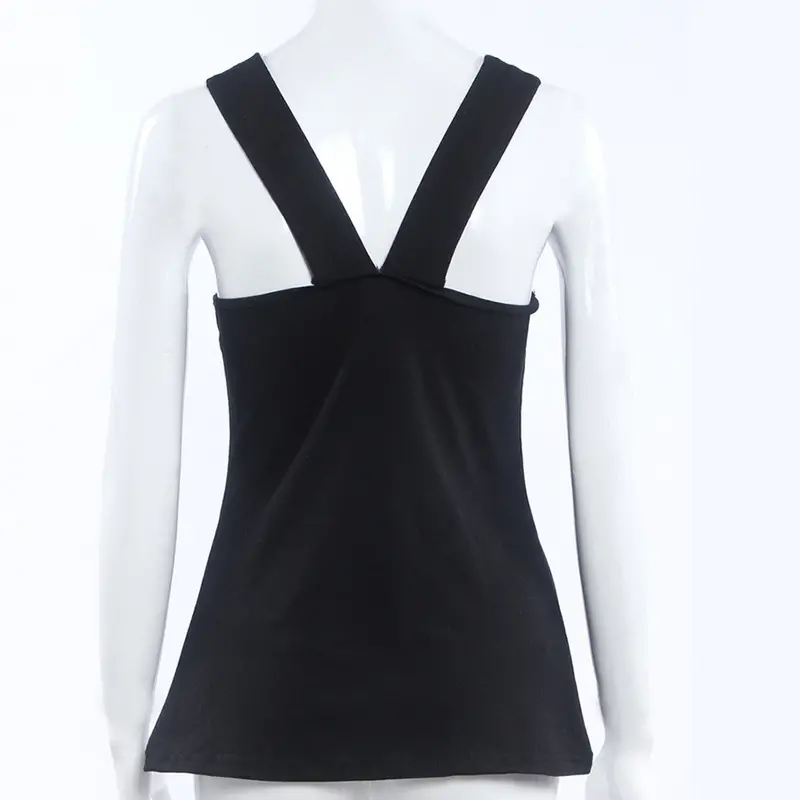 Women Lace Vest Top Sleeveless Casual Blouse Tank Shirt T-Shirt Tops 1
