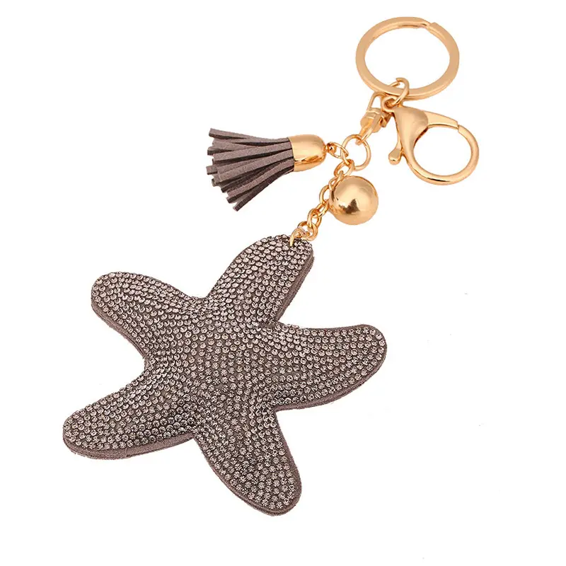 Women Ladies Rhinestone Tassel Keychain Bag Handbag Key Ring Car Key Pendant Feida 2